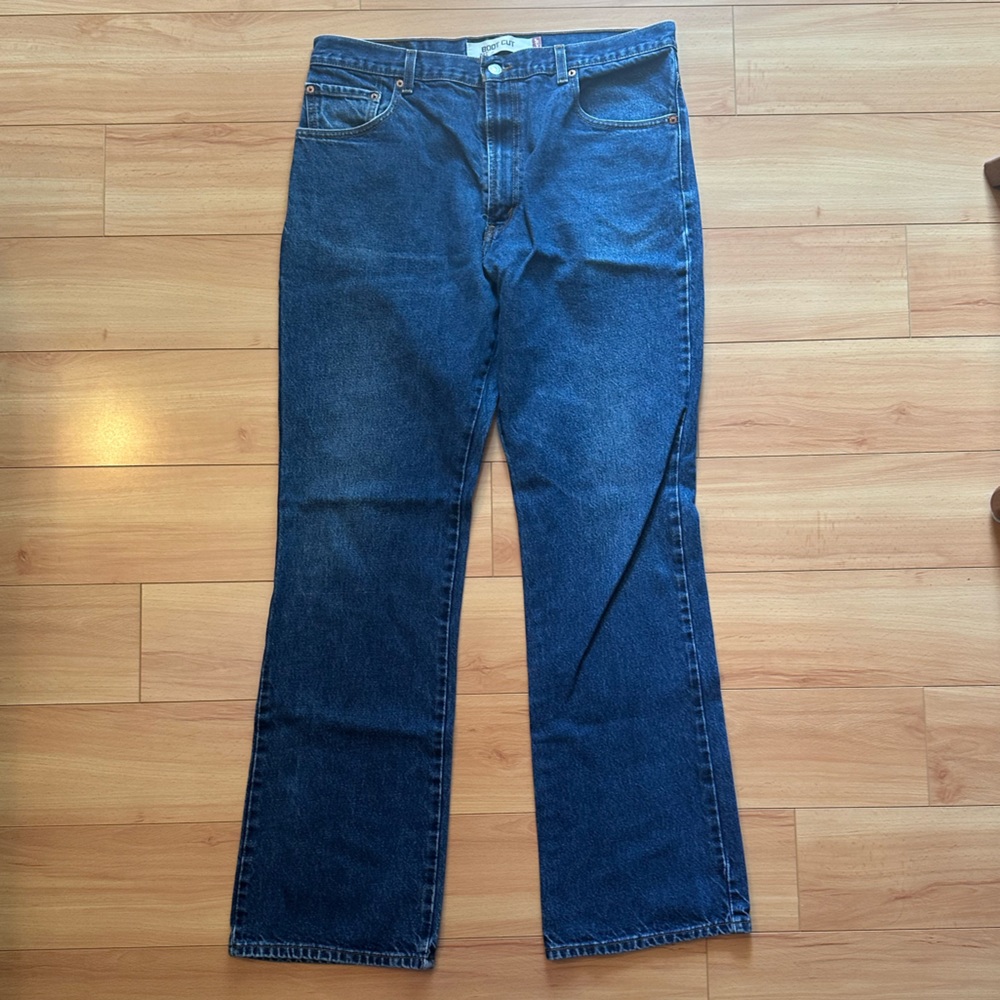 Levi's 517 36x36 Men's Bootcut Jeans - Classic Blue denim Levi Strauss & Co - Picture 2 of 15